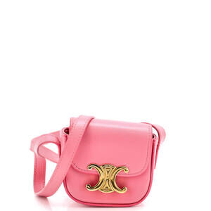 Celine Mini Claude Shoulder Bag Leather